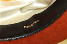 Don Cherry's Personal Burnt Orange 'Hook Em' Beaver 100 Texas Hatters Custom Hat
