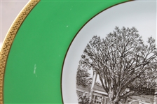 Augusta National Clubhouse Wedgwood Bone China Ltd Ed Plate #109 - Gifted to Bobby Jones' Son Robert Tyre III