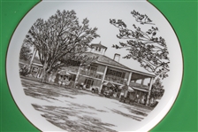 Augusta National Clubhouse Wedgwood Bone China Ltd Ed Plate #109 - Gifted to Bobby Jones' Son Robert Tyre III
