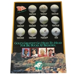 Payne Stewart, Arnold Palmer, Couples, & Azinger Signed Skins Game Poster JSA ALOA