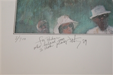 Sam Snead Signed Ltd Ed #3 Personalized Print - Also Signed by Artist Spitzmiller JSA ALOA
