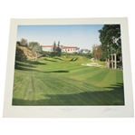 Steve Elkington Signed Riviera Country Club Artist Proof - Also Signed by Artist Baxter JSA ALOA