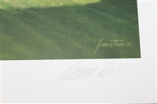 Steve Elkington Signed Riviera Country Club Artist Proof - Also Signed by Artist Baxter JSA ALOA