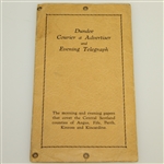 1937 British Open Golf Championship Plan in Colour of Carnoustie Course Pamphlet