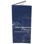 2018 PGA Champions Dinner Menu - 100th PGA Championship - Bellerive