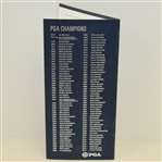2018 PGA Champions Dinner Menu - 100th PGA Championship - Bellerive