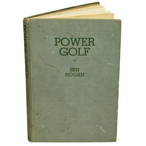 Ben Hogan Signed 1948 1st Edition Book Power Golf JSA ALOA