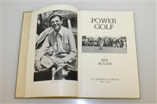 Ben Hogan Signed 1948 1st Edition Book 'Power Golf' JSA ALOA