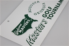 Classic Masters Golf Tournament Courtesy 'Welcome' License Plate