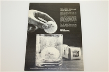 Arnold Palmer Signed 'Arnie's Own' Advertising Magazine Page JSA ALOA