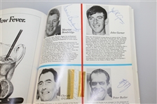 Teams Signed 1971 Ryder Cup Program with Four Badges/Crests/Shields JSA ALOA