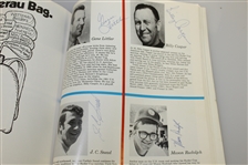 Teams Signed 1971 Ryder Cup Program with Four Badges/Crests/Shields JSA ALOA