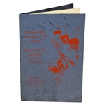 1929 Ryder Cup Bon Voyage Dinner Program Signed By Entire Team-PGA Star Joe Kirkwood Pers. Collection-JSA ALOA