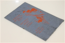 1929 Ryder Cup Bon Voyage Dinner Program Signed By Entire Team-PGA Star Joe Kirkwood Pers. Collection-JSA ALOA