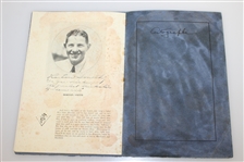 1929 Ryder Cup Bon Voyage Dinner Program Signed By Entire Team-PGA Star Joe Kirkwood Pers. Collection-JSA ALOA