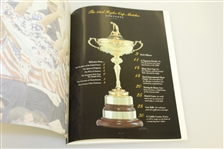 1999 Ryder Cup Team Signed Program Including Woods & Stewart JSA ALOA