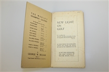 1924 George Beldam 'The World's Champion Golfers' Brochure with Hagen Fold Out Swing Sequence