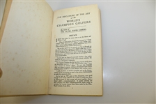 1924 George Beldam 'The World's Champion Golfers' Brochure with Hagen Fold Out Swing Sequence