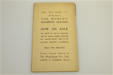 1924 George Beldam 'The World's Champion Golfers' Brochure with Hagen Fold Out Swing Sequence