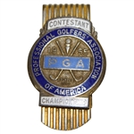 1955 PGA Championship at Meadowbrook CC Contestant Badge - Doug Ford Winner