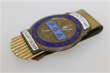 1955 PGA Championship at Meadowbrook CC Contestant Badge - Doug Ford Winner