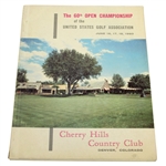 1960 US Open at Cherry Hills CC Official Program - Arnold Palmer Winner