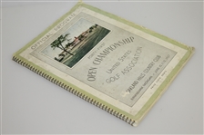 1937 US Open at Oakland Hills CC Official Program - Ralph Guldahl Winner