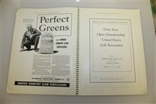 1937 US Open at Oakland Hills CC Official Program - Ralph Guldahl Winner
