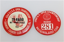 Nicklaus Major Victories Badges, Tickets, Pairing Sheets, and more - US Open