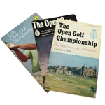 1966, 1970, & 1978 OPEN Championship Programs - Nicklaus Victories