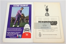 1966, 1970, & 1978 OPEN Championship Programs - Nicklaus Victories