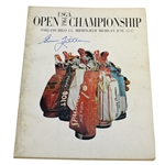 Gene Littler Signed 1961 US Open at Oakland Hills CC Program JSA ALOA