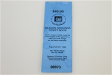 Tiger Woods Signed 1995 US Amateur Championships Ticket with Program JSA ALOA