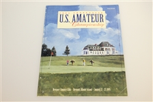 Tiger Woods Signed 1995 US Amateur Championships Ticket with Program JSA ALOA