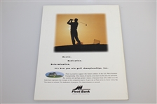 Tiger Woods Signed 1995 US Amateur Championships Ticket with Program JSA ALOA