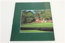Tiger Woods Signed 1997 Masters Journal with Media Badge, Players Guide, & Media Guide JSA FULL #Z93120
