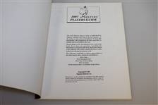 Tiger Woods Signed 1997 Masters Journal with Media Badge, Players Guide, & Media Guide JSA FULL #Z93120