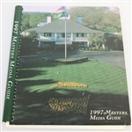 Tiger Woods Signed 1997 Masters Journal with Media Badge, Players Guide, & Media Guide JSA FULL #Z93120