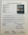 Tiger Woods Signed 1997 Masters Journal with Media Badge, Players Guide, & Media Guide JSA FULL #Z93120