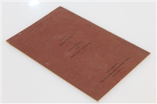 1905 Merion Cricket Club List of Members, Officers, & Committees Booklet