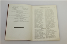 1905 Merion Cricket Club List of Members, Officers, & Committees Booklet