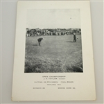 J.H. Taylor Signed & Handwritten 1913 British Open at Hoylake Photo Card JSA ALOA