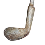 Classic Golf Themed Painted Golf Ball/Magazine Basket/Holder - Crossed Clubs