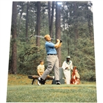 Jack Nicklaus Signed 11x14 Post-Swing at The Masters Photo JSA ALOA