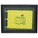 Mark OMeara Signed Masters Undated Flag with 98 Notation - Framed JSA ALOA