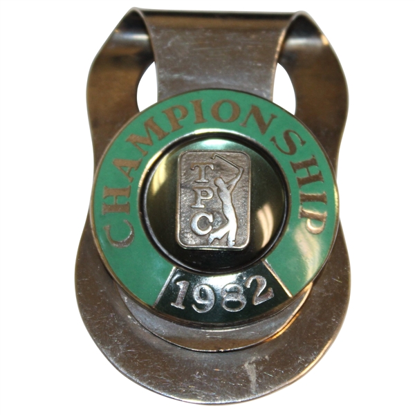 1982 Tournament Players Championship Contestant Money Clip/Badge