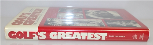 First Edition 'Golf's Greatest - The Legendary World Golf Hall of Famers' Signed by Author Ross Goodner