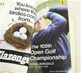 Five Bound British Open Programs - 1972-1976