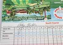 Bobby Nichols Signed Firestone Country Club Scorecard JSA ALOA