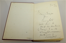 'The Stream of Time' Book Inscribed to Gene Sarazen's Wife Mary